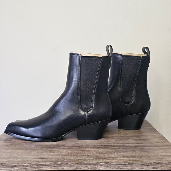 Michael Kors Women's Kinlee Leather Ankle Boots Size 6 Cream NWT - Picture 1 of 8